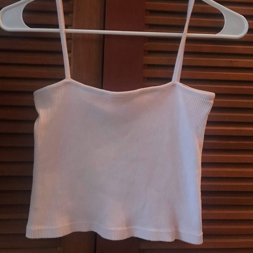 Brandy Melville Light Pink Ribbed Tank Top!!